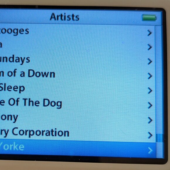 ipod 5gen 64gb(used/new sd card/new battery/new adputer)3k+ music - Picture 6 of 6